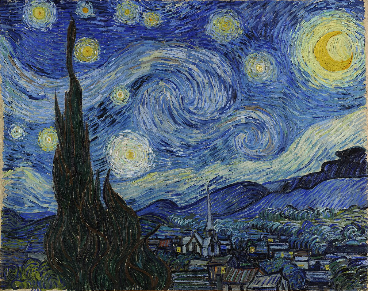 Starry Night Style Artwork